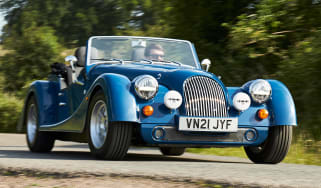 Morgan Plus Four - front cornering